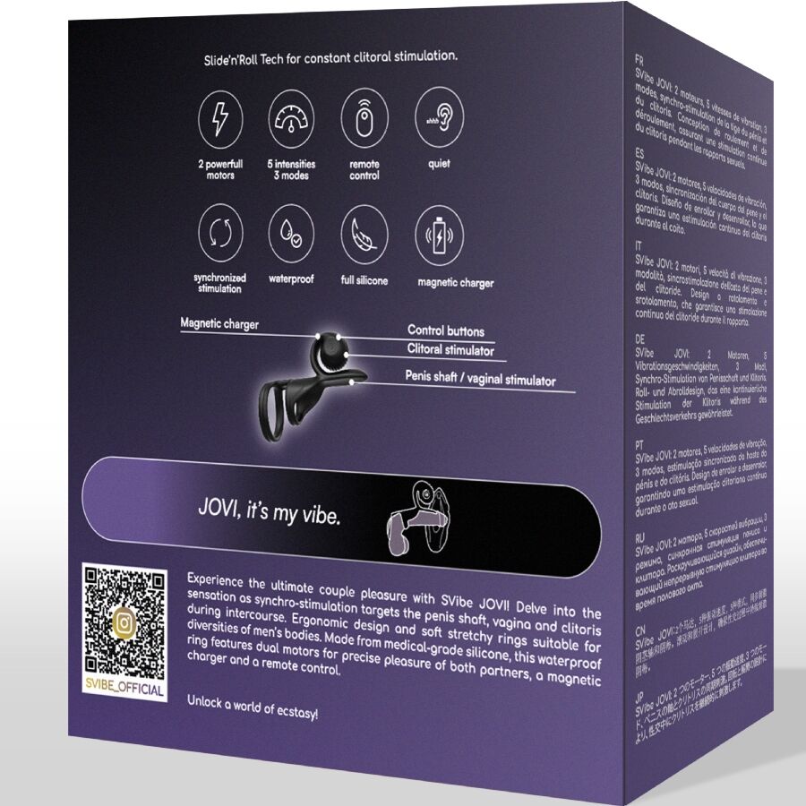 SNAIL VIBE - JOVI COUPLES RING TELECOMANDO NERO - immagine 5