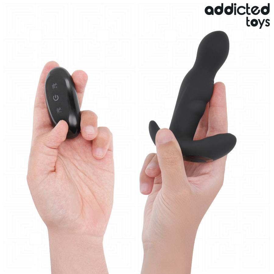 ADDICTED TOYS - TAPPO ANALE ROTANTE E VIBRANTE CON TELECOMANDO - immagine 2