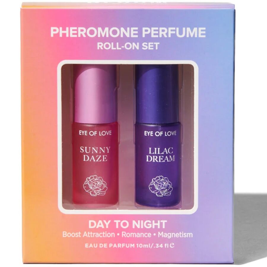 EYE OF LOVE - BLOOM DAY TO NIGHT SET DI PROFUMI ROLL-ON AI FEROMONI 2 X 5 ML - immagine 4