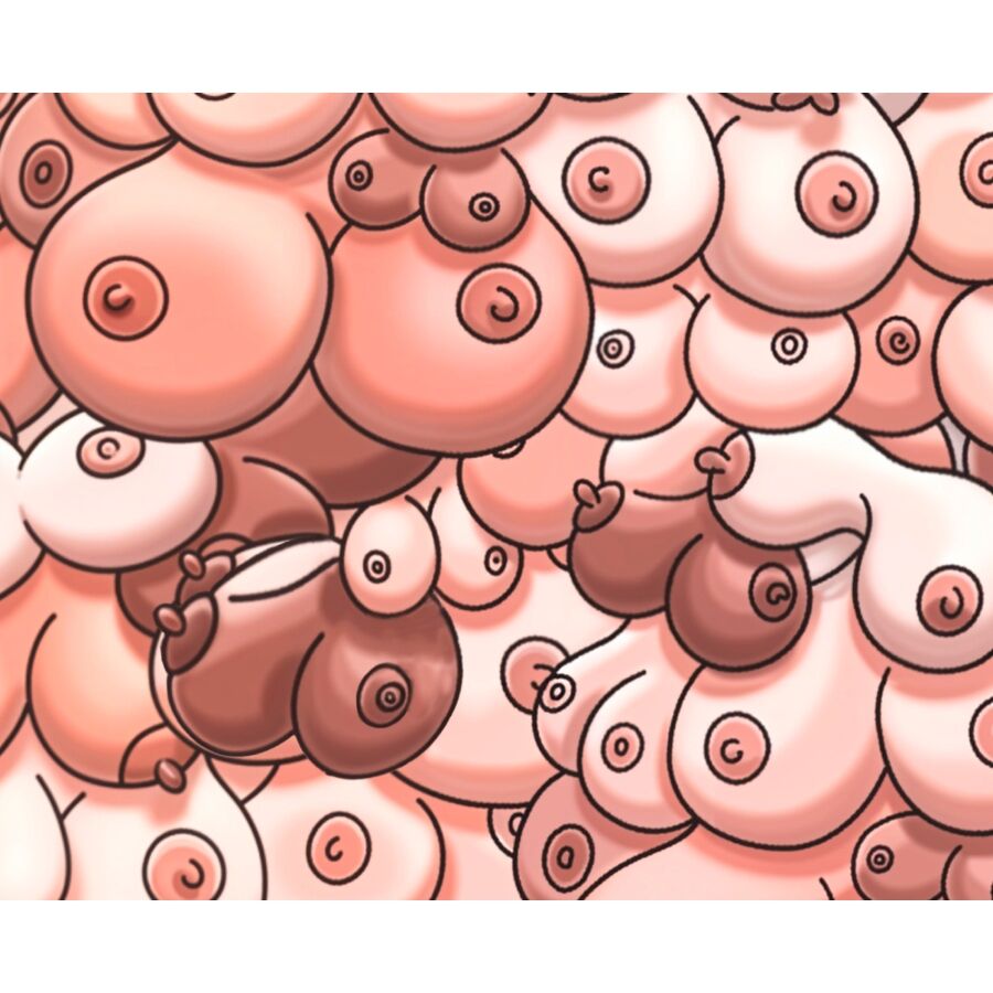 DIABLO PICANTE – TAPPETINO PER MOUSE COLORATO CON DESIGN DI TETTE DIABLO PICANTE – TAPPETINO PER MOUSE COLORATO CON DESIGN DI TETTE