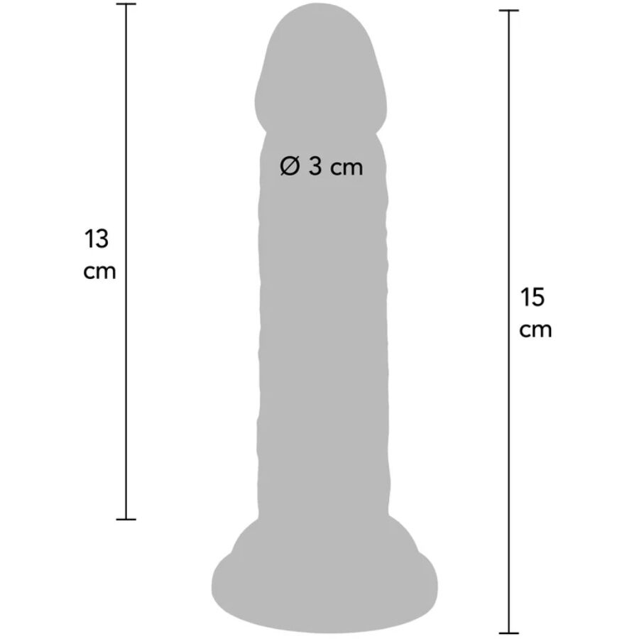 GET REAL - PENE REALISTICO DELUXE 15 CM - immagine 2