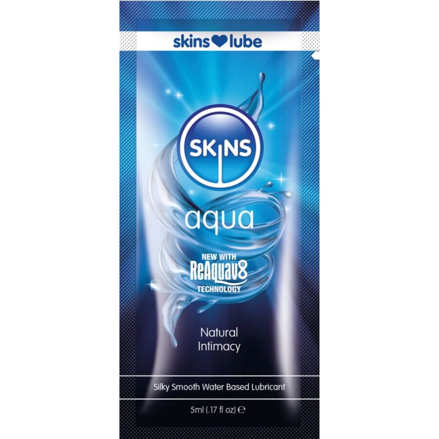 SKINS – AQUA LUBRIFICANTE A BASE D’ACQUA MONODOSE 5 ML SKINS – AQUA LUBRIFICANTE A BASE D’ACQUA MONODOSE 5 ML