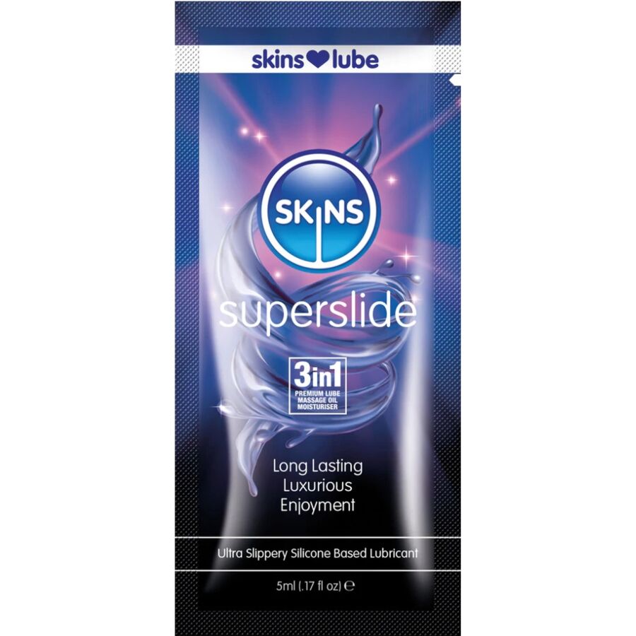 SKINS – SUPERSLIDE LUBRIFICANTE A BASE DI SILICONIO MONODOSE 5 ML