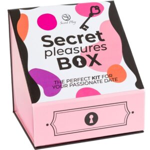SECRET PLAY – CAJA DE PLACERES PARA PAREJAS DADOS + BALA VIBRADORA + PLUMERO