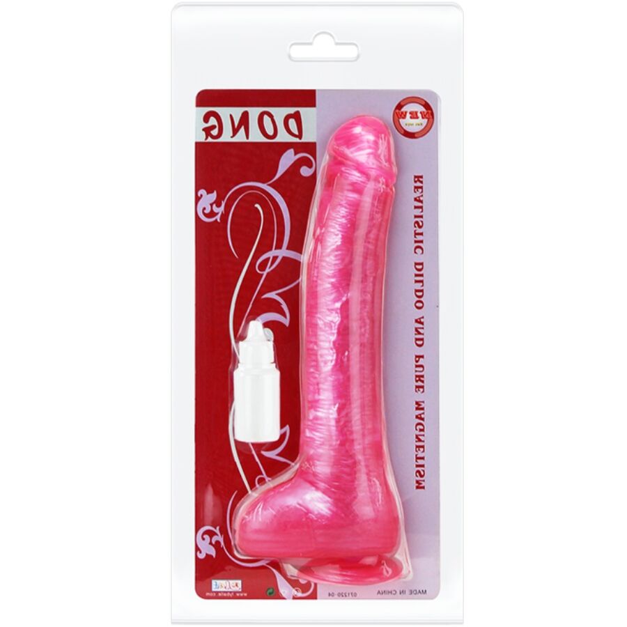 BAILE – DONG DILDO ROSA REALISTICO CON VENTOSA