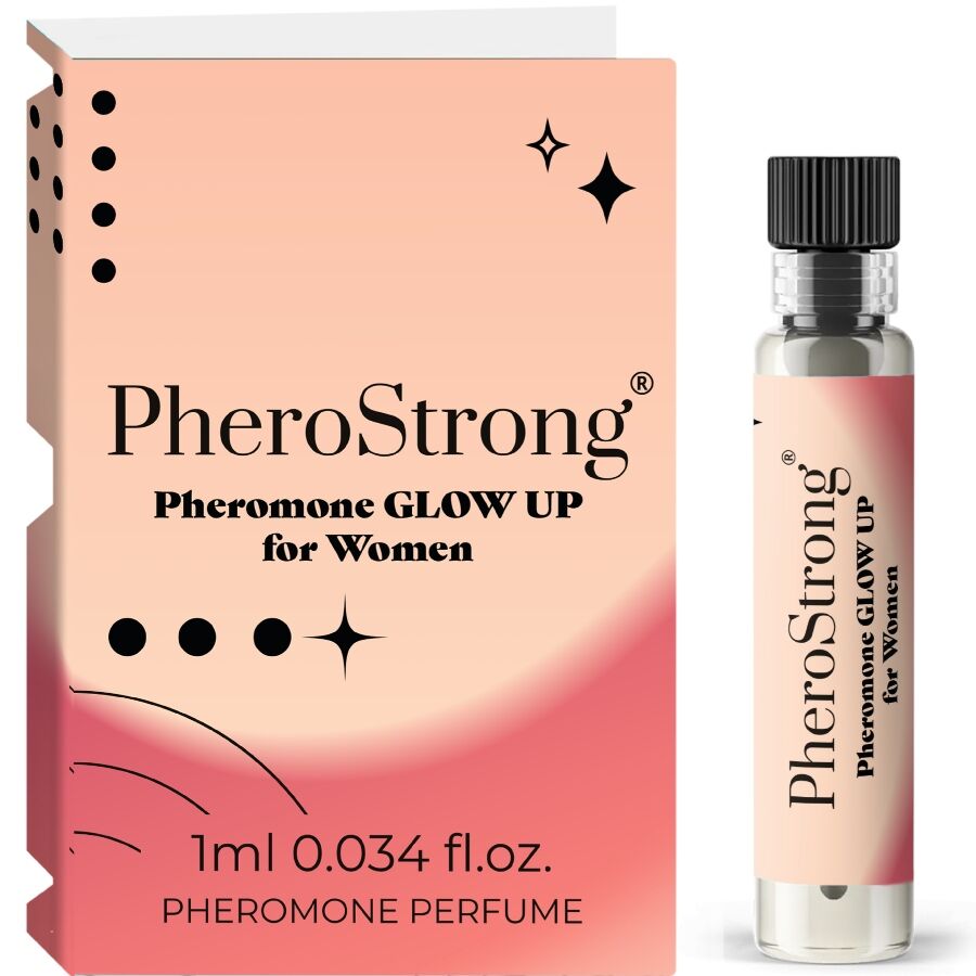 PHEROSTRONG – PROFUMO AI FEROMONI GLOW UP PER DONNA 1 ML PHEROSTRONG – PROFUMO AI FEROMONI GLOW UP PER DONNA 1 ML
