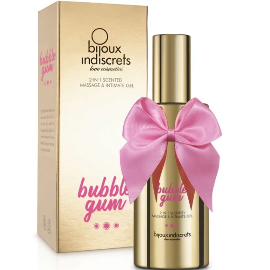 BIJOUX – BUBBLE GUM 2·IN·1 GEL PROFUMATO PER MASSAGGIO E INTIMO 100 ML BIJOUX – BUBBLE GUM 2·IN·1 GEL PROFUMATO PER MASSAGGIO E INTIMO 100 ML