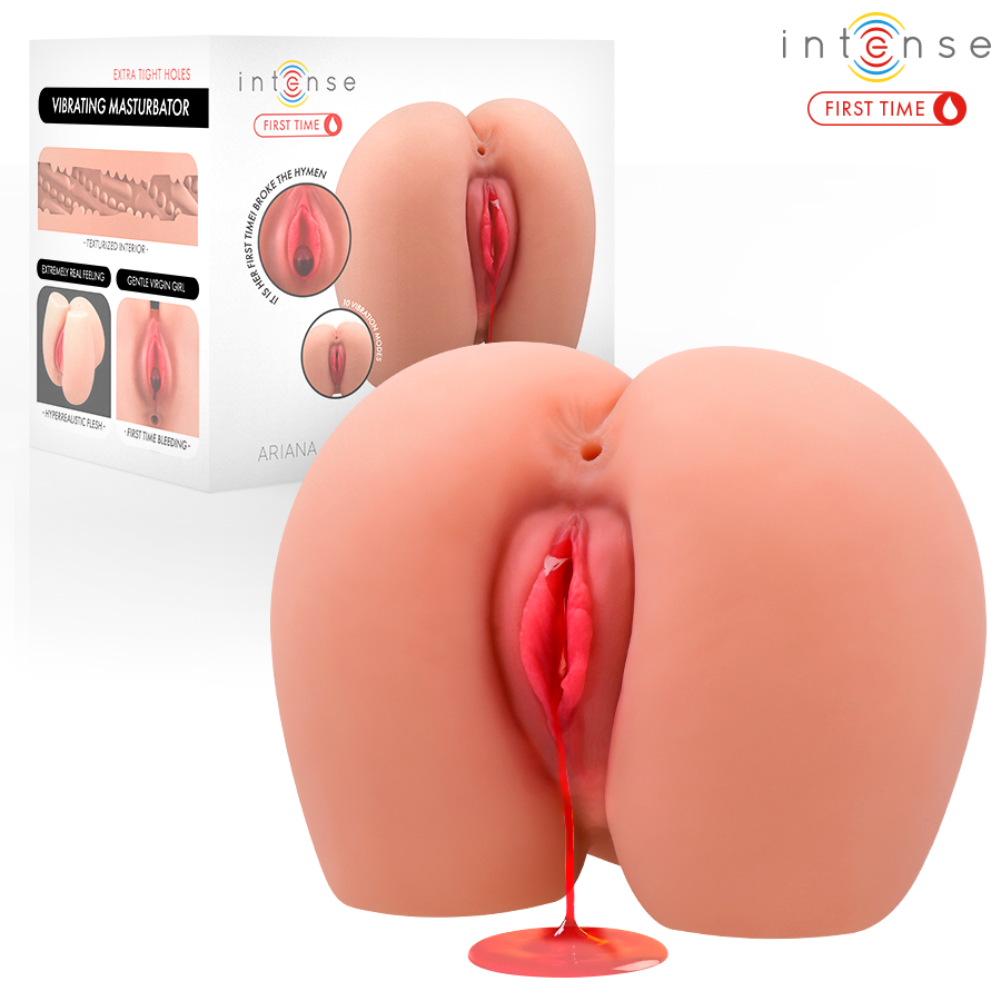 INTENSE FIRST TIME - ARIANA VIRGIN VIBRATORE MASTURBATORE CON SANGUINAMENTO - immagine 2