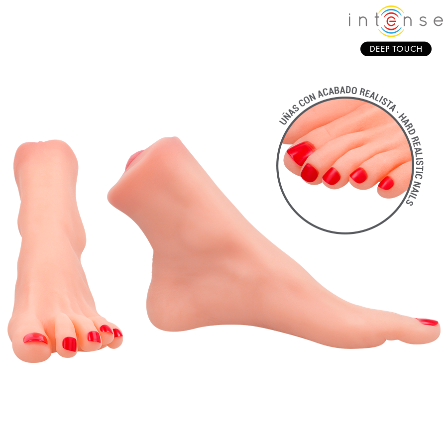 INTENSE DEEP TOUCH - MASTURBATORE A FORMA DI PIEDE IN DUE PEZZI GABBIE - immagine 5