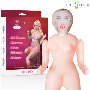 INTENSE DOLLS – BAMBOLA GONFIABILE INGRID CON TRE ORIFIZI