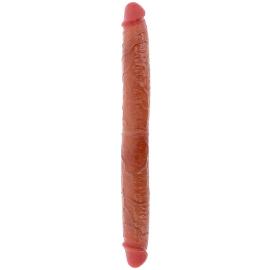 GET REAL – DILDO IN SILICONE A DOPPIA ESTREMITÀ CARAMELLO 46 CM
