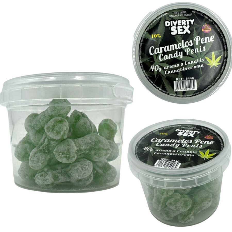 DIABLO GOLOSO – 20 CARAMELLE PER PENE AROMA CANNABIS DIABLO GOLOSO – 20 CARAMELLE PER PENE AROMA CANNABIS