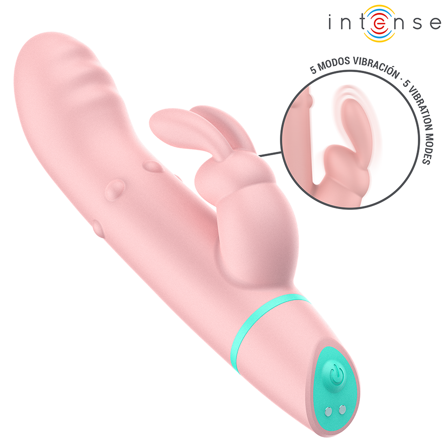 INTENSE - STIMOLATORE E VIBRATORE ROTANTE ALVIN RABBIT + OSCILLANTE - immagine 6