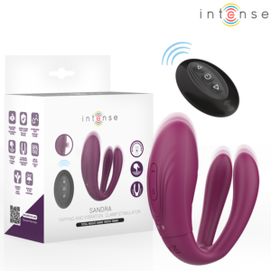 INTENSE – STIMOLATORE A MORSETTO CON VIBRAZIONE E TAPPING SANDRA CON TELECOMANDO