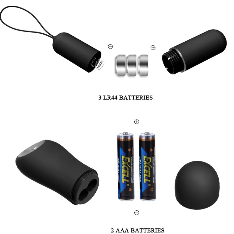 BAILE - PERIZOMA CON PROIETTILE VIBRANTE E TELECOMANDO NERO - immagine 8