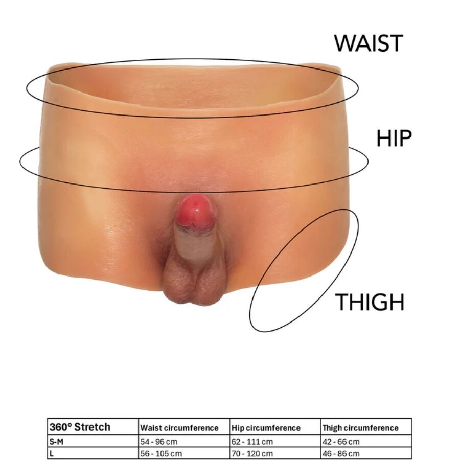 DESIDERIO NASCOSTO - ALTER EGO BOXERSHOT CON PENE 18 CM TAGLIA S/M - immagine 3