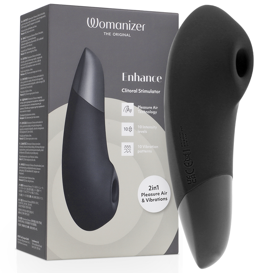 WOMANIZER – STIMOLATORE CLITORIDEO ENHANCE NERO