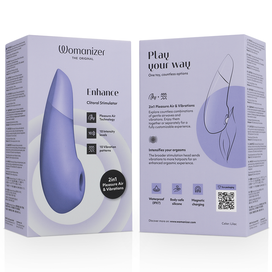 WOMANIZER - STIMOLATORE CLITORIDEO POTENZIATO LILLA - immagine 5