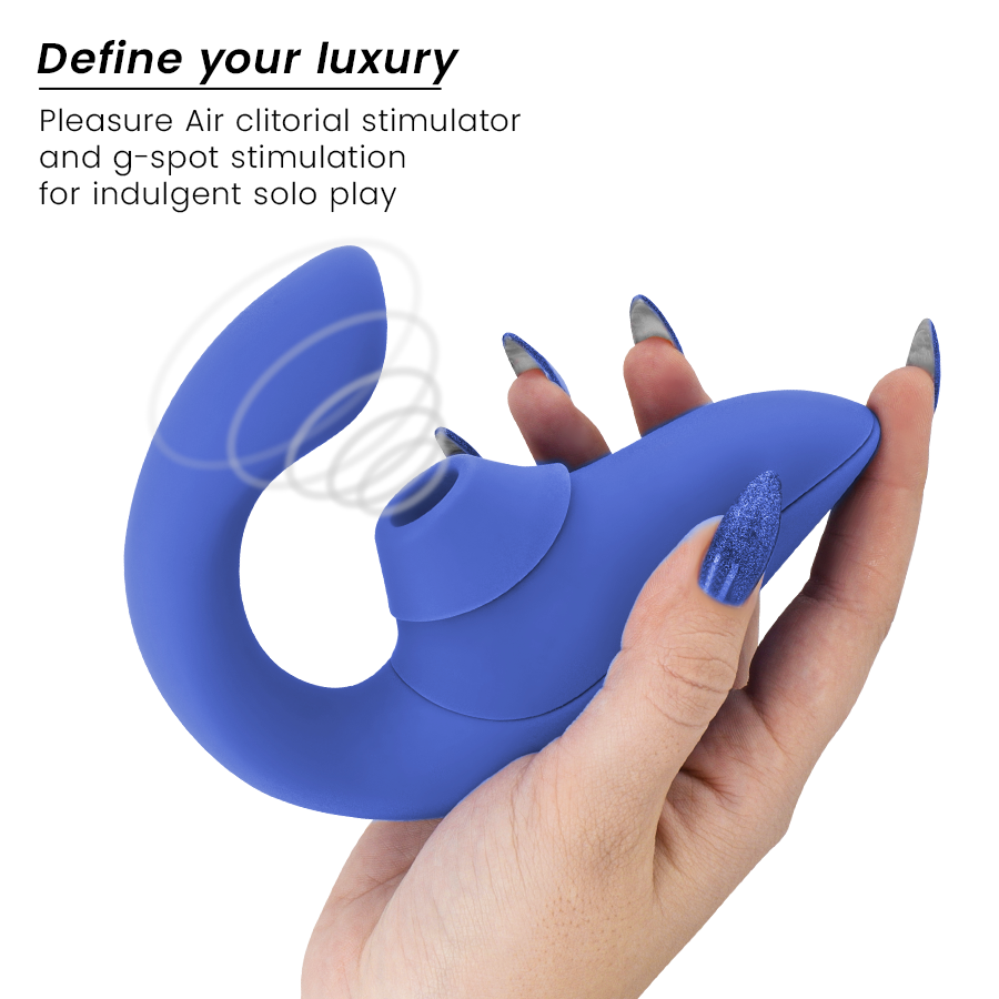 WOMANIZER - BLEND RABBIT VIBRATOR STIMOLATORE BLU VIBRANTE - immagine 3