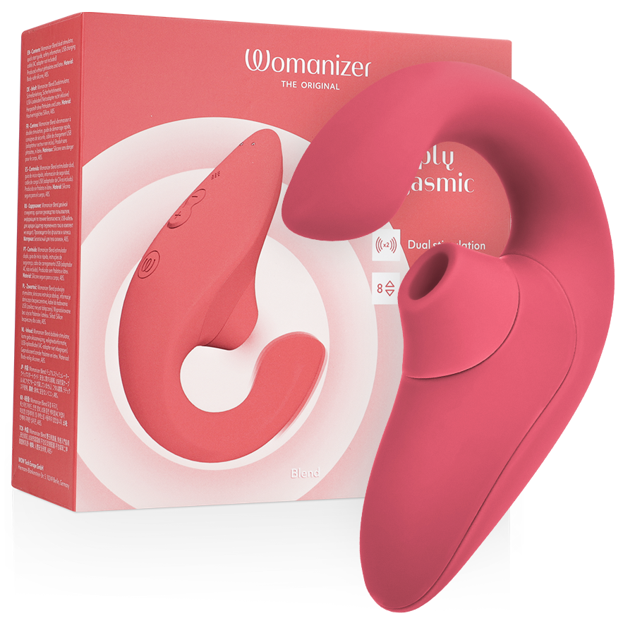 WOMANIZER – VIBRATORE STIMOLATORE CONIGLIO BLEND VIBRANT ROSE