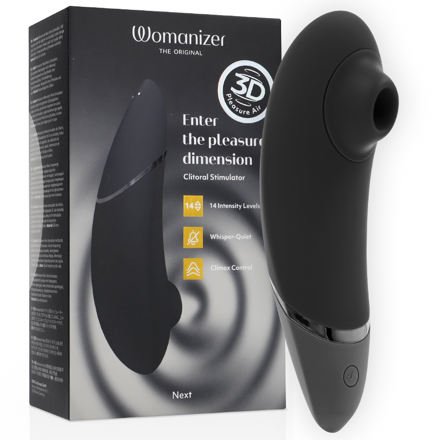 WOMANIZER – NEXT STIMOLATORE CLITORIDEO NERO WOMANIZER – NEXT STIMOLATORE CLITORIDEO NERO