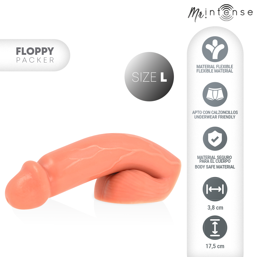 MR INTENSE - FLOPPY SIZE L REALISTIC PACKER - immagine 2