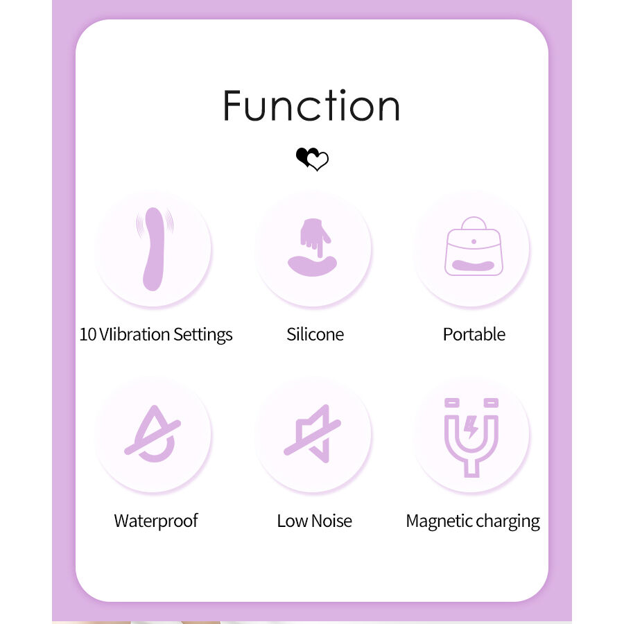 PRETTY LOVE - DJ RABBIT VIBRATORE PUNTO G VIOLA - immagine 7