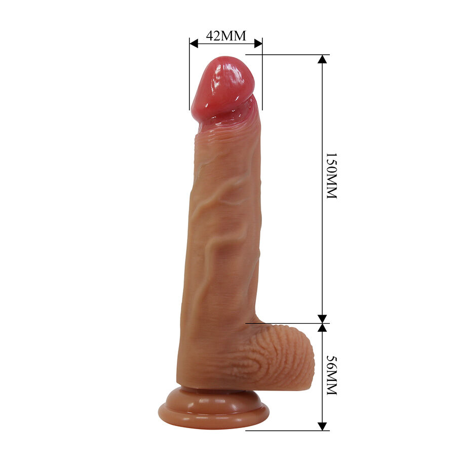 PRETTY LOVE - LISLE DILDO REALISTICO CON VENTOSA 20,6 CM -Ø- 4,2 CM - immagine 5