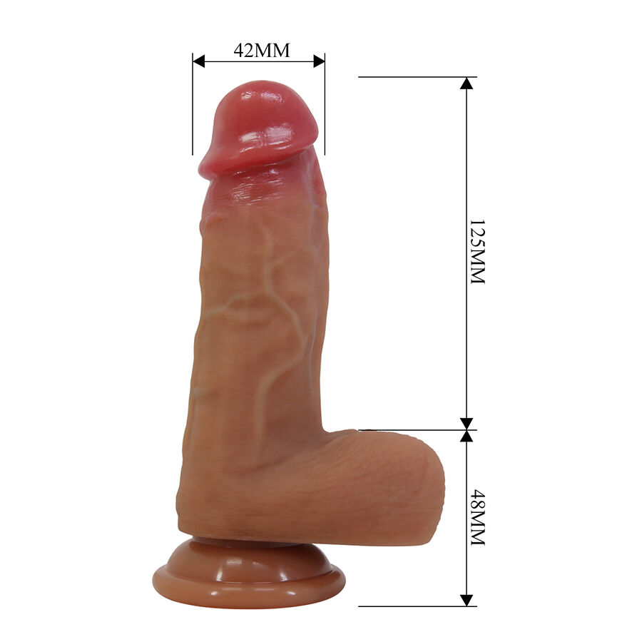 PRETTY LOVE - CURTIS DILDO REALISTICO CON VENTOSA 17,3 CM -Ø- 4,2 CM - immagine 4