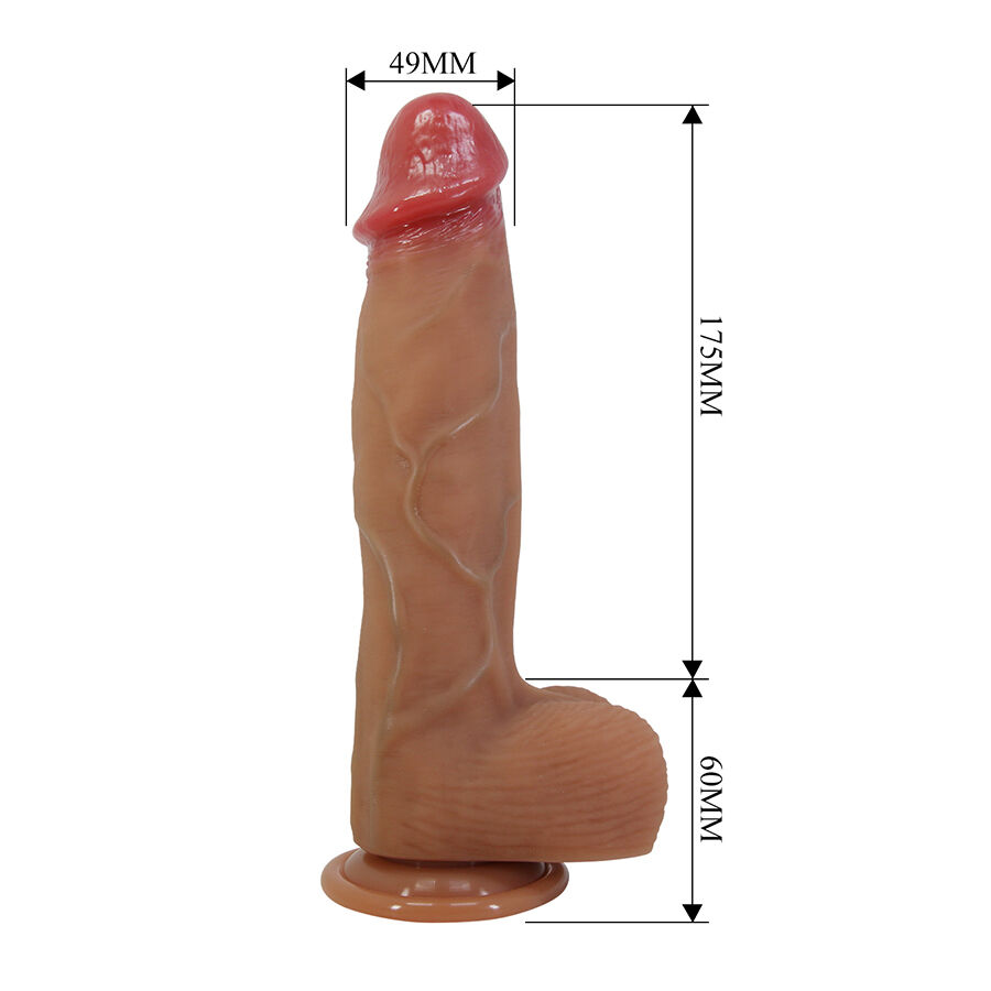 PRETTY LOVE - ORTON DILDO REALISTICO CON VENTOSA 23,5 CM -Ø- 4,9 CM - immagine 4