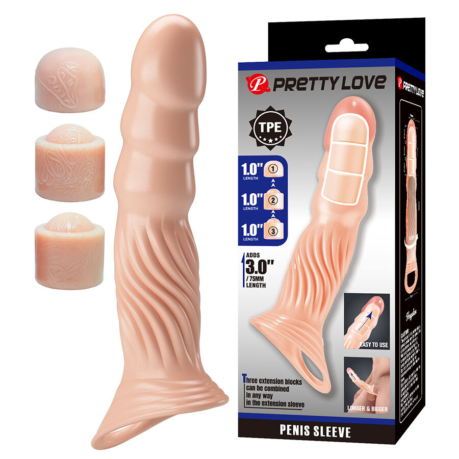 PRETTY LOVE – GUAINA PER PENE TESTURIZZATA CON ESTENSORI