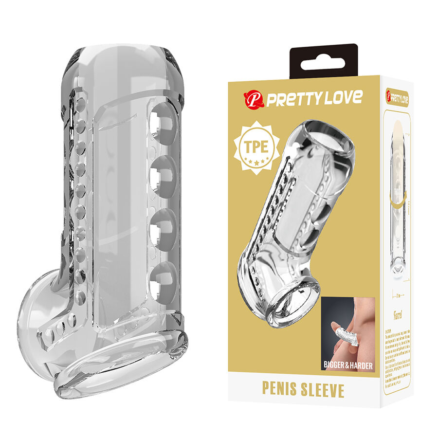 PRETTY LOVE – GUAINA PER PENE TRASPARENTE CON TEXTURE