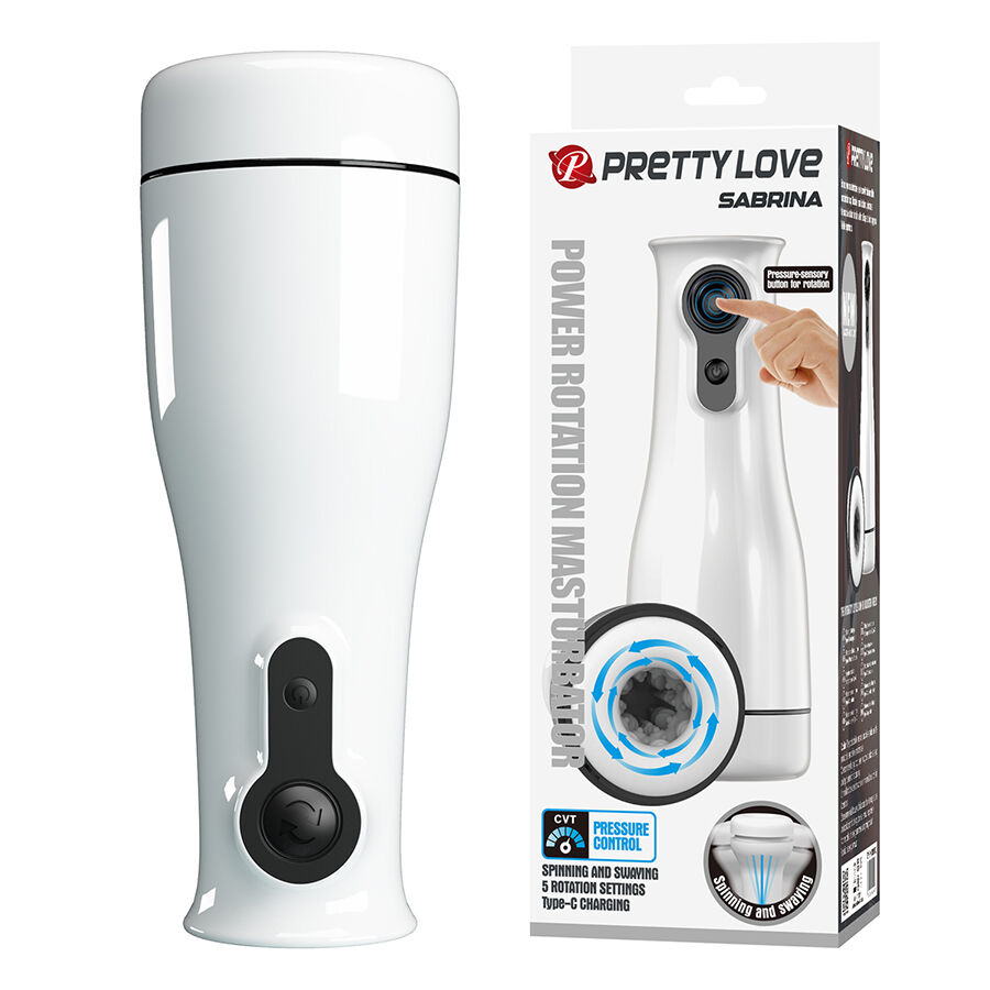 PRETTY LOVE – SABRINA MASTURBATORE MASCHILE ROTANTE E OSCILLANTE