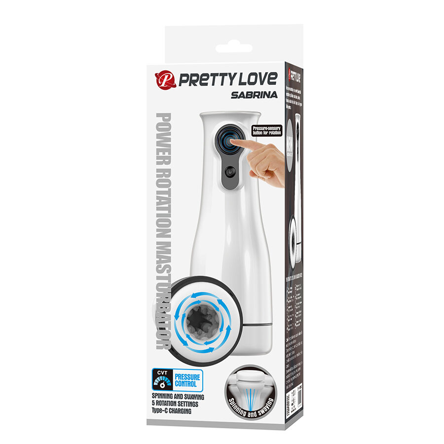 PRETTY LOVE - SABRINA MASTURBATORE MASCHILE ROTANTE E OSCILLANTE - immagine 7