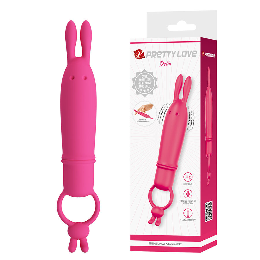 PRETTY LOVE – DELIA VIBRATORE CONIGLIO CON ANELLO DI RESISTENZA PRETTY LOVE – DELIA VIBRATORE CONIGLIO CON ANELLO DI RESISTENZA