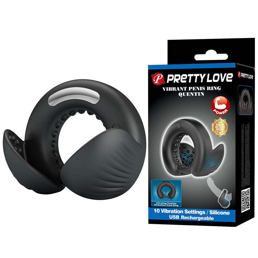 PRETTY LOVE – QUENTIN ANELLO PER PENE CON STIMOLATORE TESTICOLARE PRETTY LOVE – QUENTIN ANELLO PER PENE CON STIMOLATORE TESTICOLARE