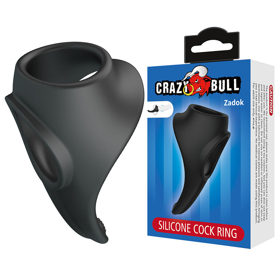 CRAZY BULL – ZADOK ANELLO ERGONOMICO CON STIMOLATORE PERINEALE CRAZY BULL – ZADOK ANELLO ERGONOMICO CON STIMOLATORE PERINEALE
