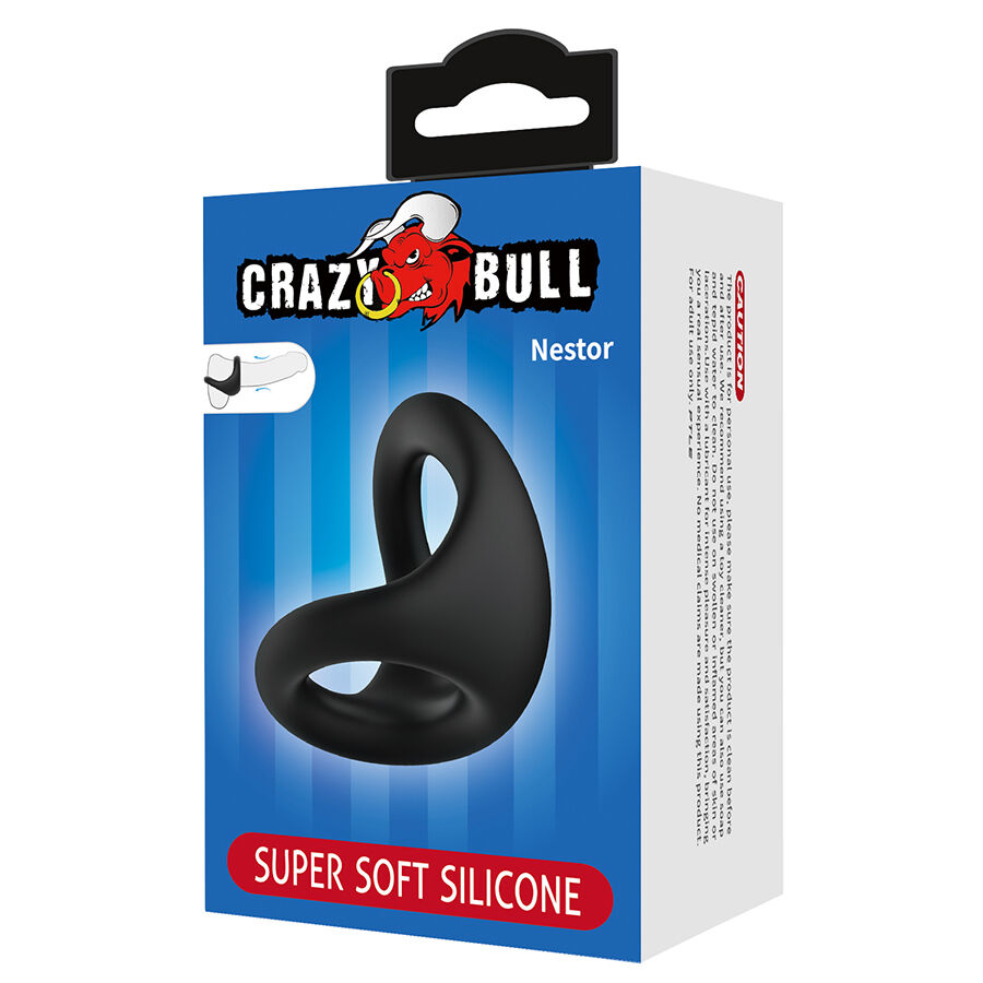 CRAZY BULL - NESTOR ANELLO ERGONOMICO PER PENE E TESTICOLI - immagine 6