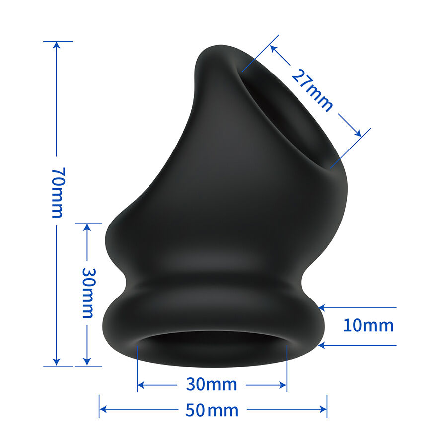 CRAZY BULL - OBERON ANELLO DI SOSTEGNO PER PENE E TESTICOLI - immagine 4