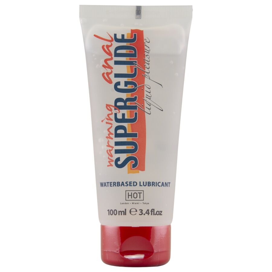 HOT – ANAL SUPERGLIDE LUBRIFICANTE LIQUIDO RISCALDANTE A BASE D’ACQUA 100 ML HOT – ANAL SUPERGLIDE LUBRIFICANTE LIQUIDO RISCALDANTE A BASE D’ACQUA 100 ML