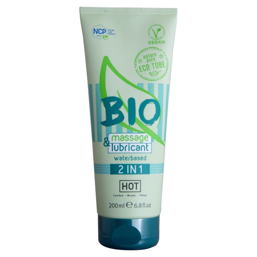 HOT – BIO MASSAGGIO E LUBRIFICANTE A BASE D’ACQUA 2 IN 1 200 ML