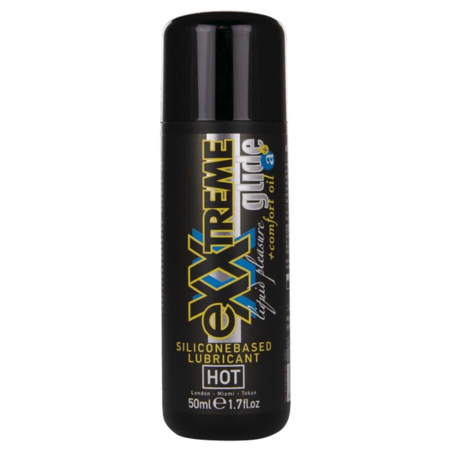 HOT – EXXTREME GLIDE LUBRIFICANTE A BASE DI SILICONE + OLIO COMFORT A+ 50 ML HOT – EXXTREME GLIDE LUBRIFICANTE A BASE DI SILICONE + OLIO COMFORT A+ 50 ML