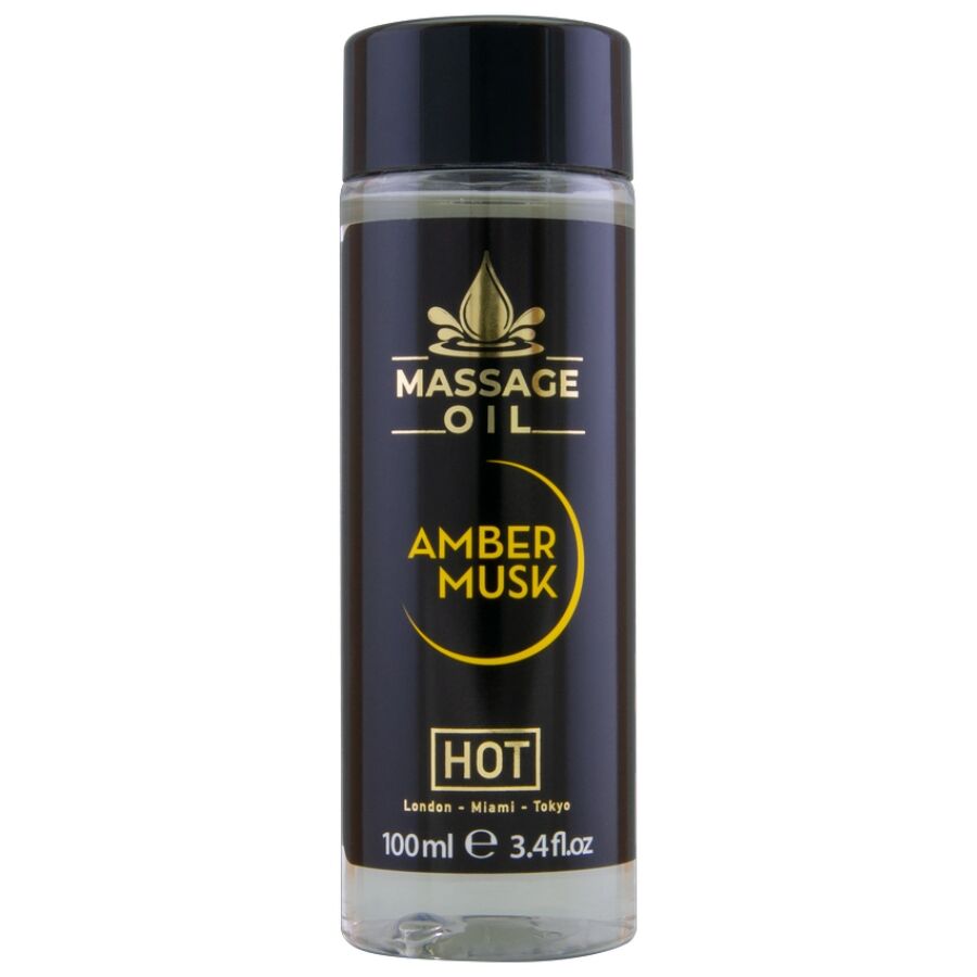 HOT – OLIO DA MASSAGGIO AMBRA E MUSCHIO 100 ML