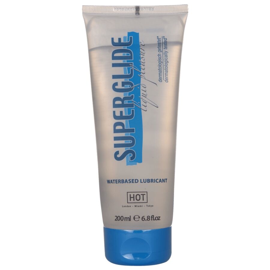 HOT – SUPERGLIDE LIQUID PLEASURE LUBRIFICANTE A BASE D’ACQUA 200 ML