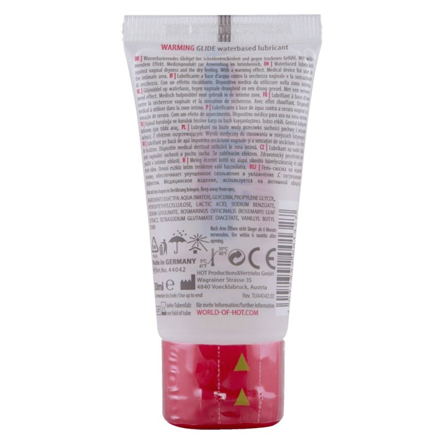 HOT - LUBRIFICANTE LIQUIDO RISCALDANTE A BASE D'ACQUA 30 ML - immagine 2