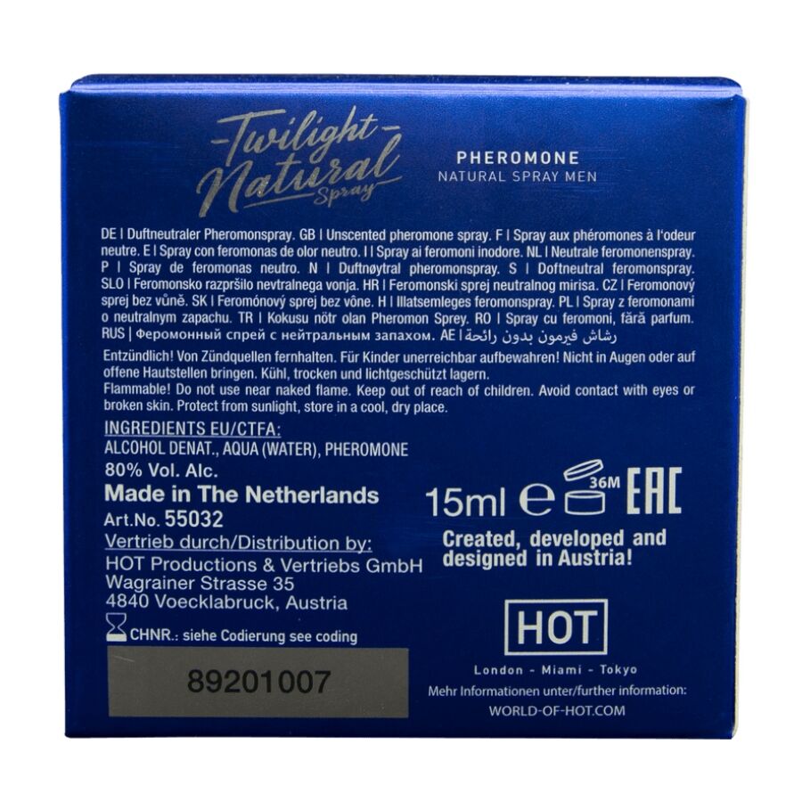 HOT - TWILIGHT PHEROMONE NATURAL MEN 15 ML - immagine 4