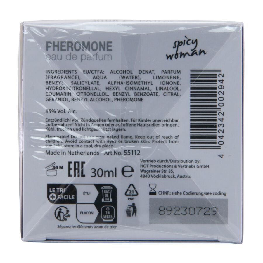 HOT - PROFUMO AI FEROMONI MIAMI SPICY WOMAN 30 ML - immagine 3