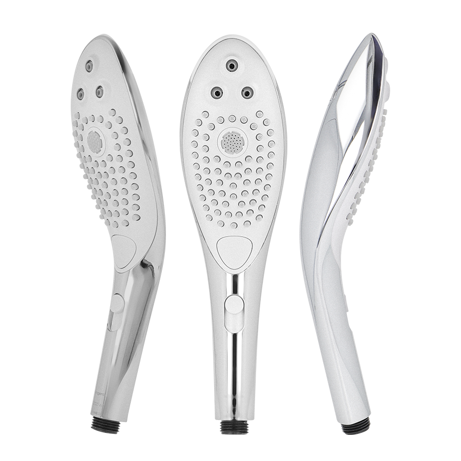 WOMANIZER - SOFFIONE DOCCIA STIMOLANTE CLITORIDEO WAVE CROMATO - immagine 3