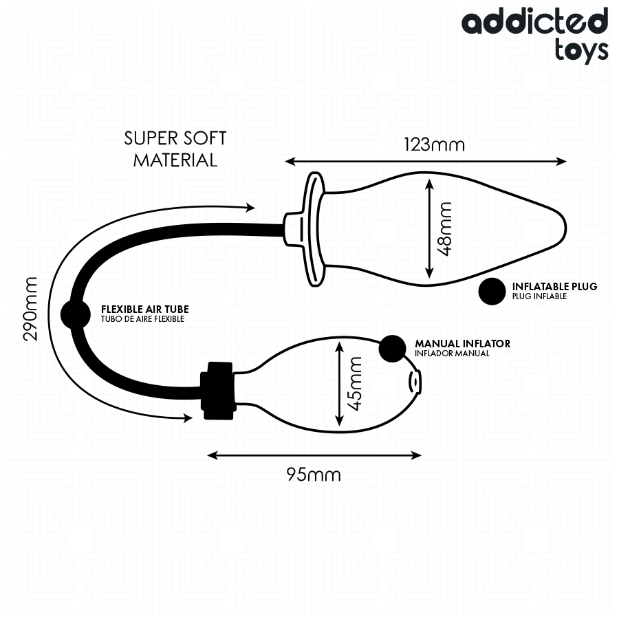 ADDICTED TOYS - PLUG ANAL INFLABLE MODELO 1 - immagine 2
