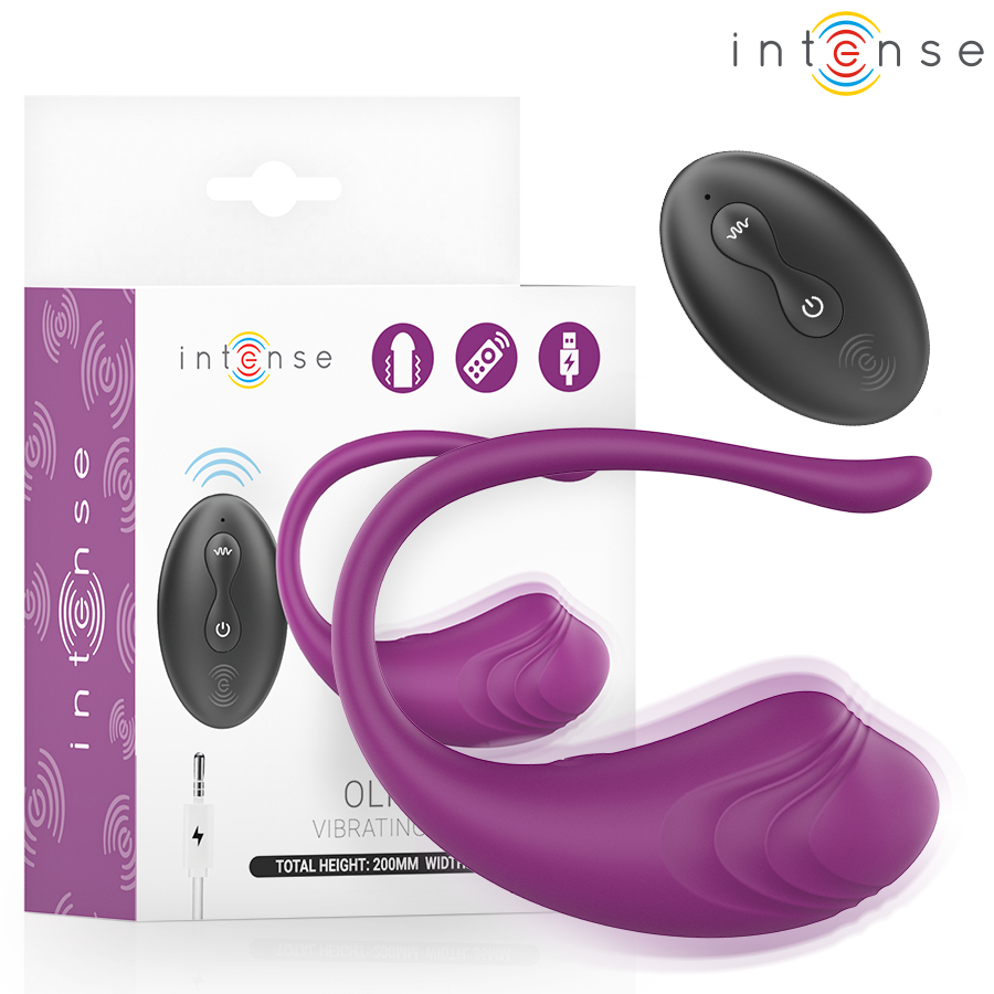 INTENSE – OLIVIA PURPLE UOVO VIBRANTE CON TELECOMANDO